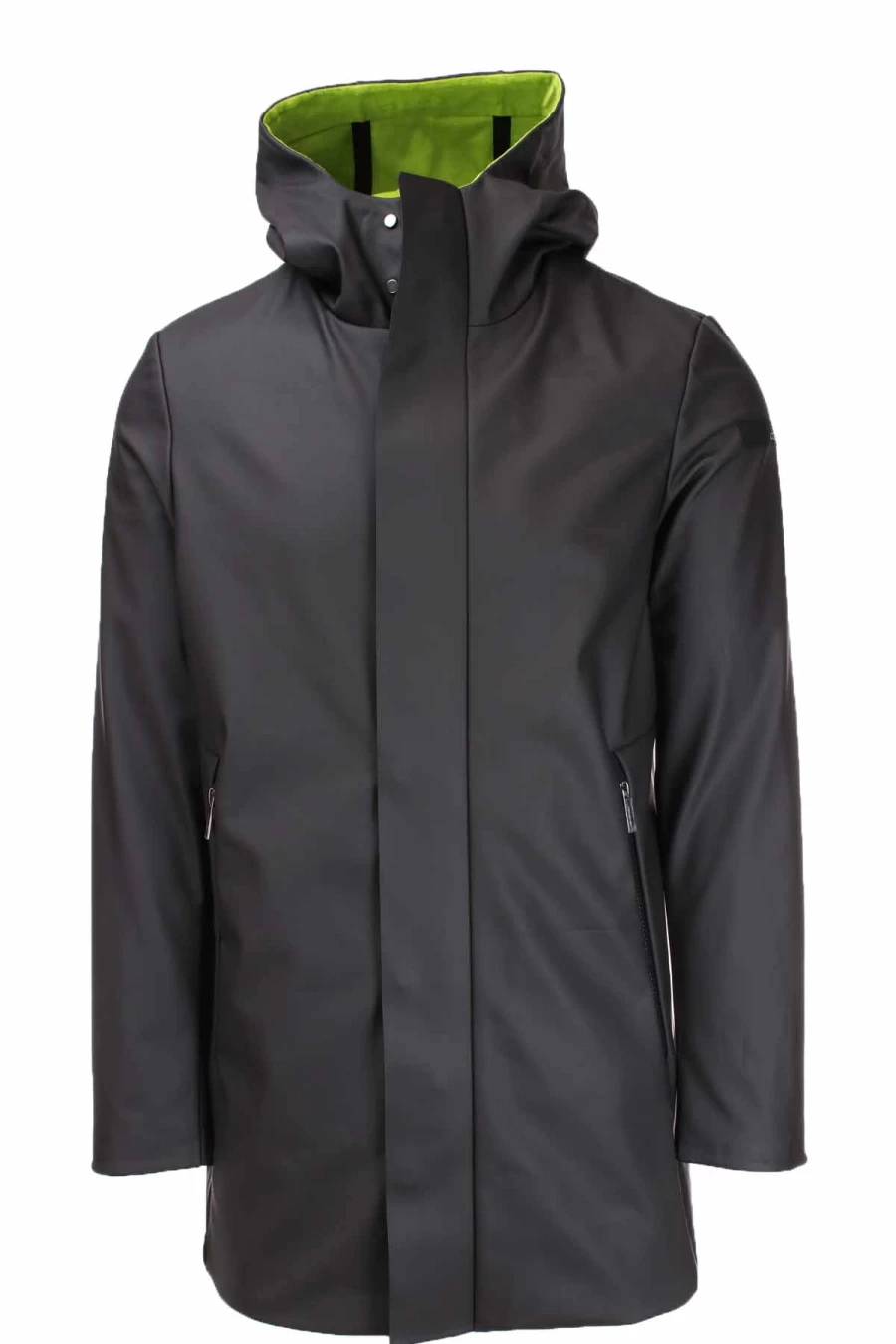 RRD Men's Caban Hooded Jacket in Thermo Rubber Fabric - Prestigemodauomo Collection