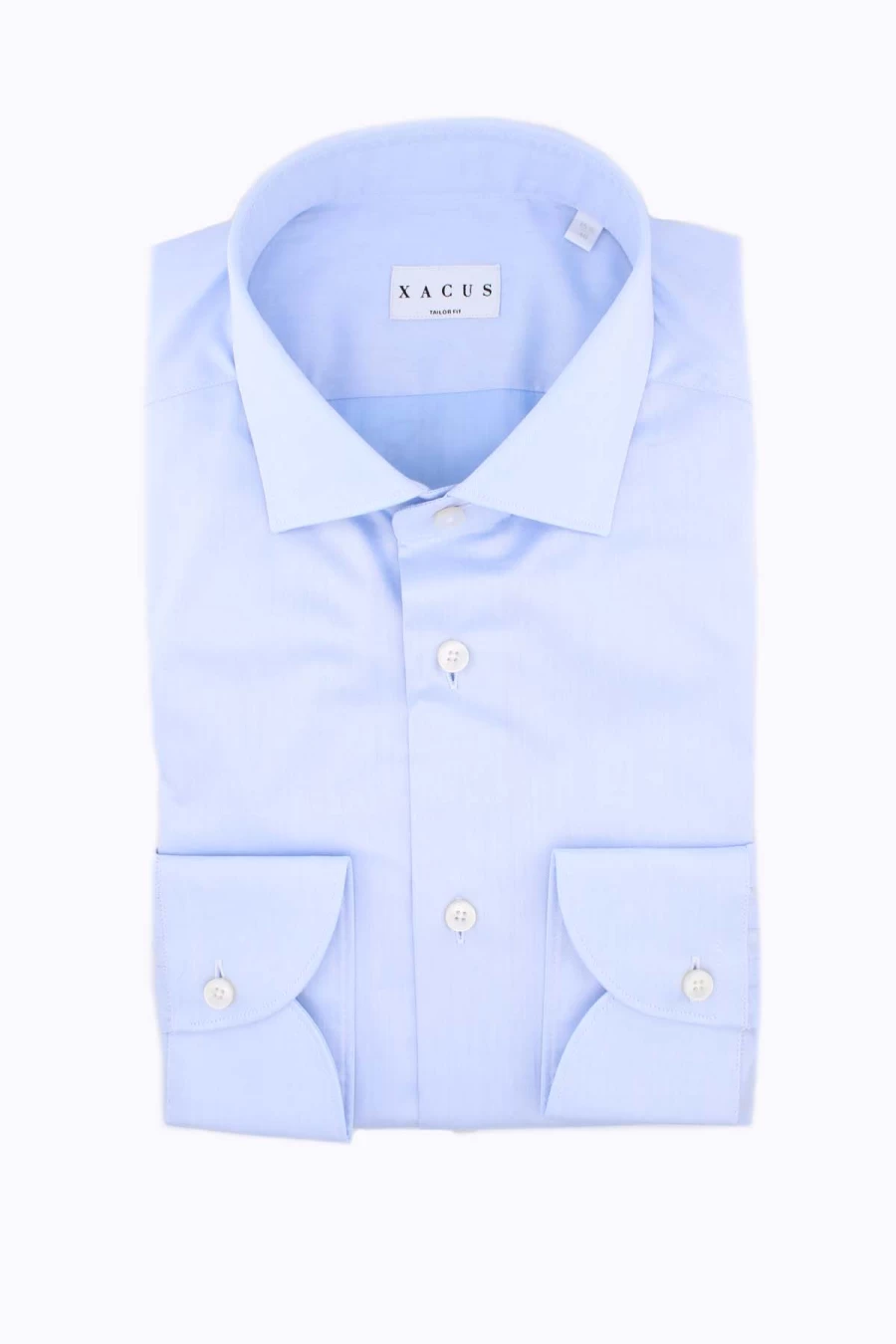 XACUS Men's Tailored Fit Long Sleeve Cotton Dress Shirt - Premium Formal Wear
