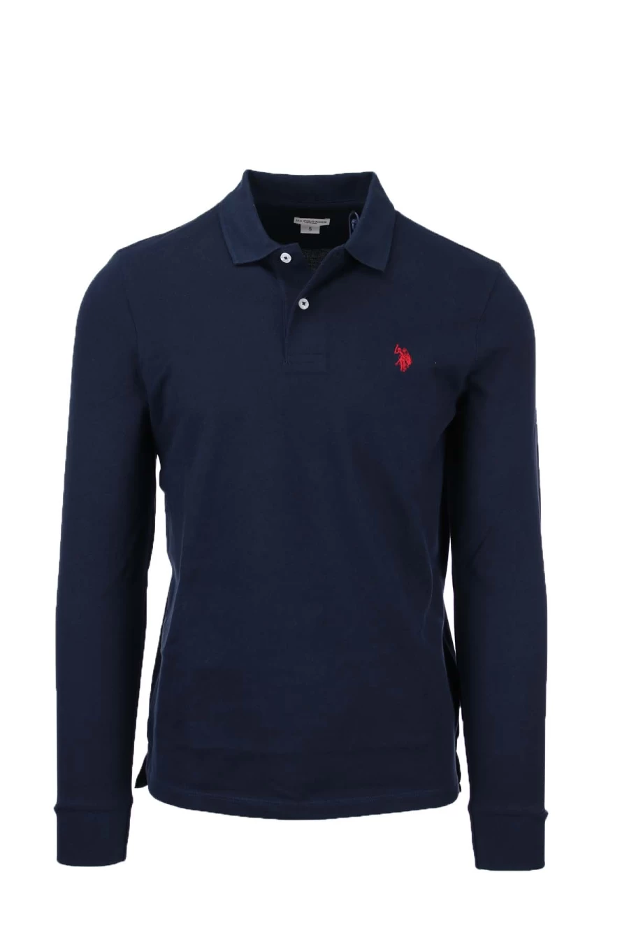 "US Polo Assn Men's Long Sleeve Cotton Pique Polo Shirt | Prestigemodauomo Collection"
