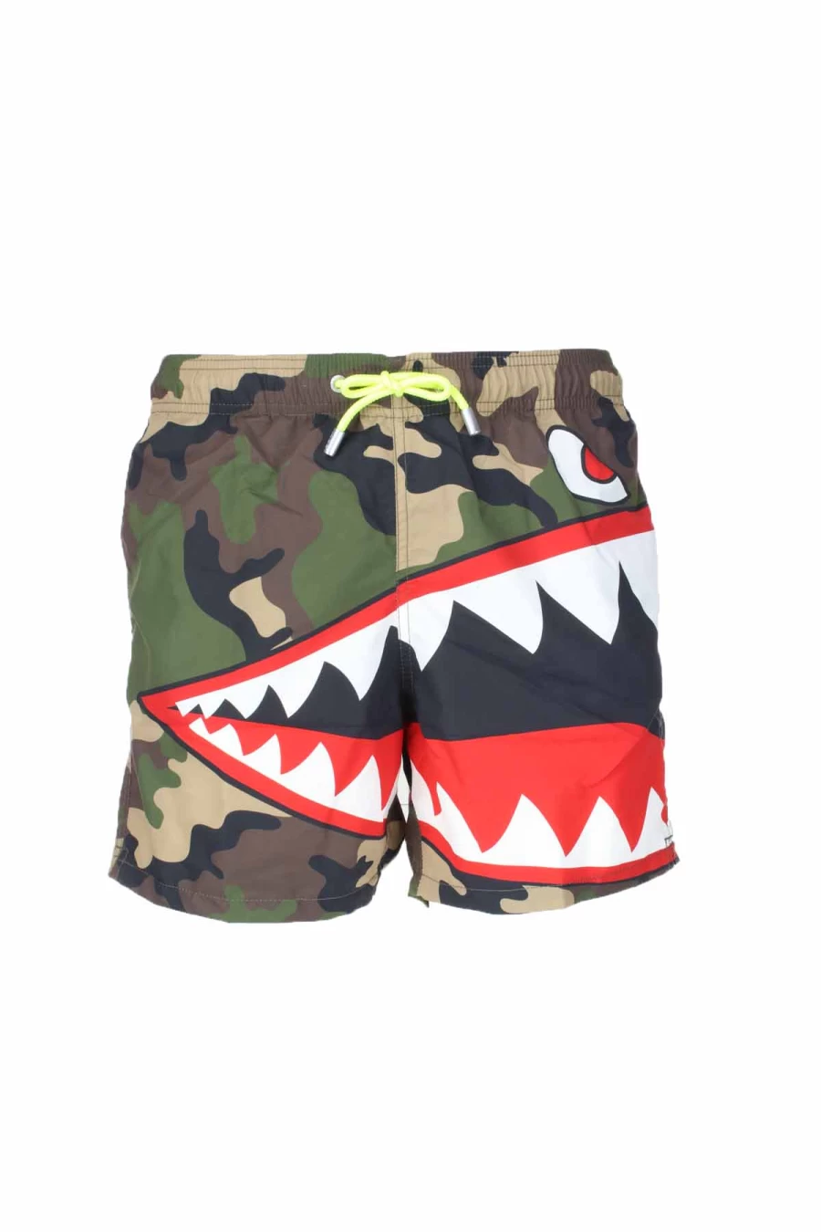 Saint Barth MC2 Men's Swim Trunks - Armyshark Boxer Style - Premium Swimwear for Men