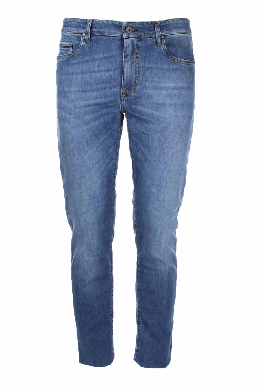 "Teleriazed Lightweight Denim Jeans for Men - 5 Pocket Comfort Fit - Prestigemodauomo Collection"