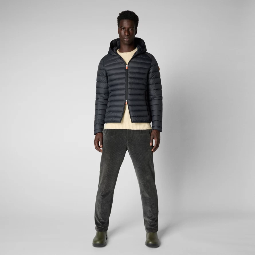 Save The Duck Donald Piumino Lightweight Hooded Jacket - 100g Eco-Friendly Quilted Coat - Prestigemodauomo