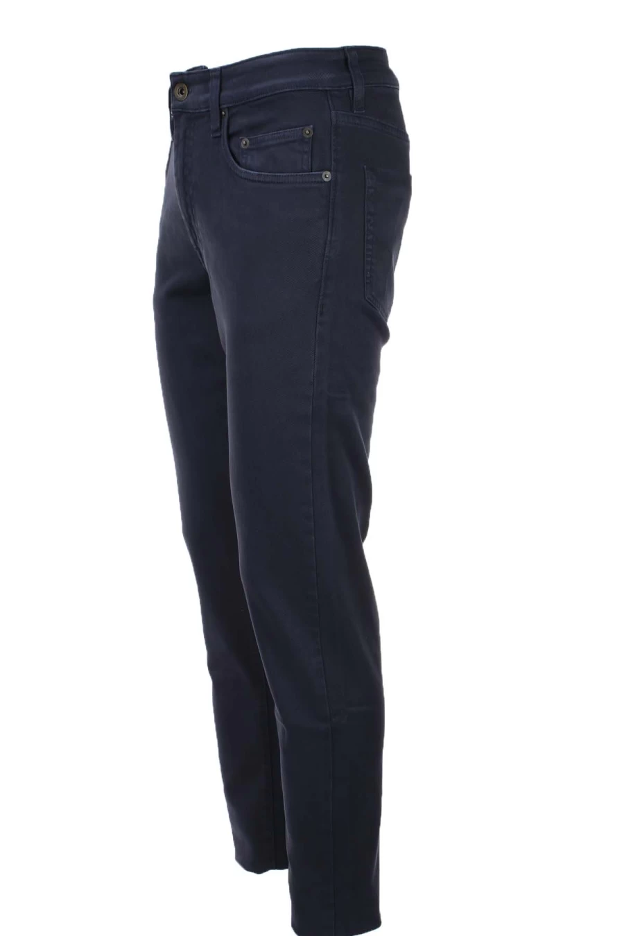 Seville Men's Bull-Denim 5-Pocket Cotton Trousers - Classic Fit Stretch Denim Pants for Men