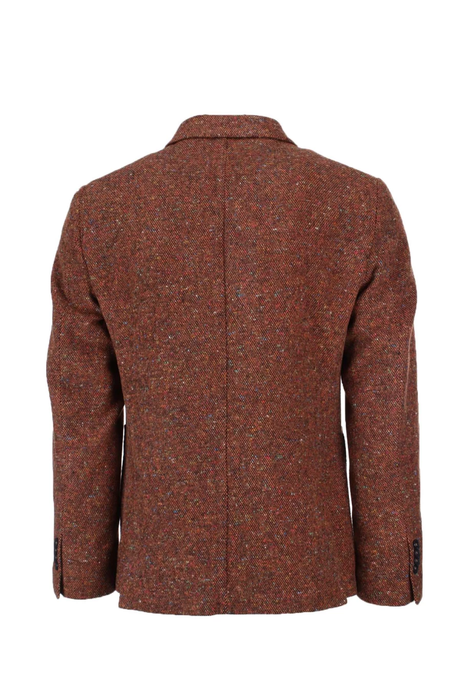 "Gilles Men's Colorful Dotted Single-Breasted Jacket - Prestigemodauomo Collection"