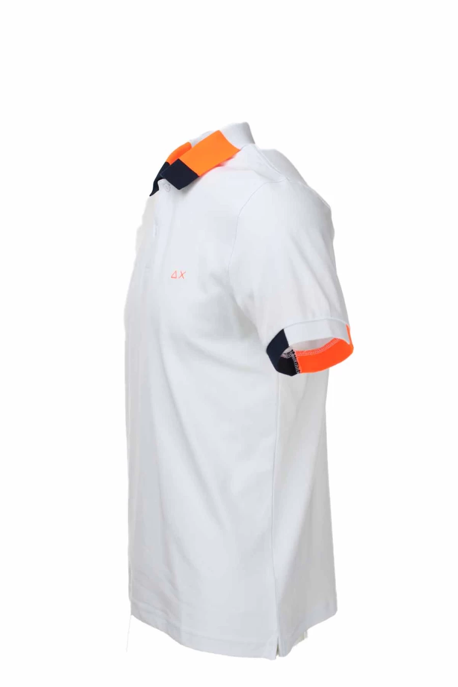 Men's Fluorescent Half Sleeve Polo Shirt - Cotton Piqué Fabric - SUN68 Brand - Prestigemodauomo Collection
