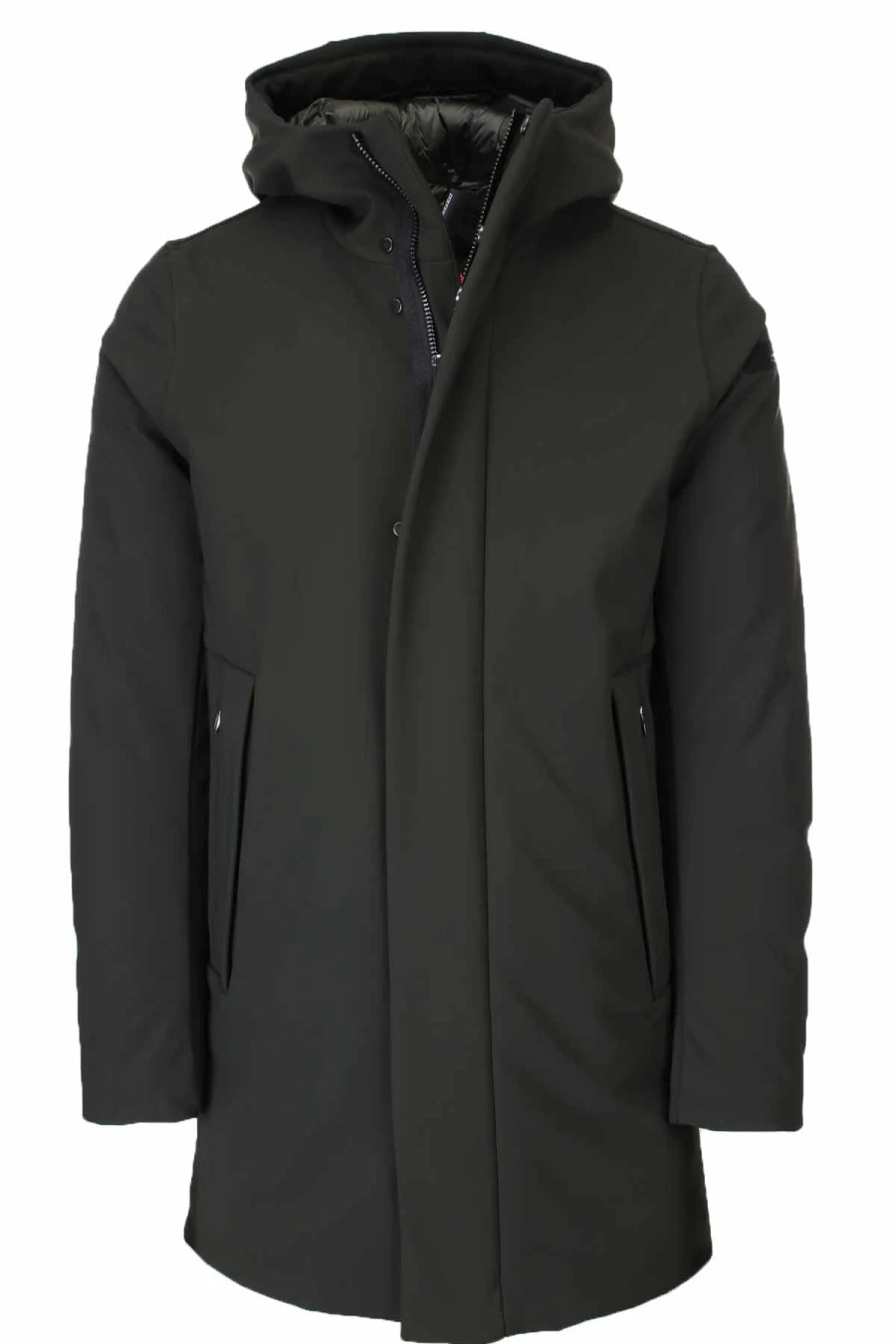 RRD Men's Winter Parka with Hood - Eskimo Style Coat - Prestigemodauomo