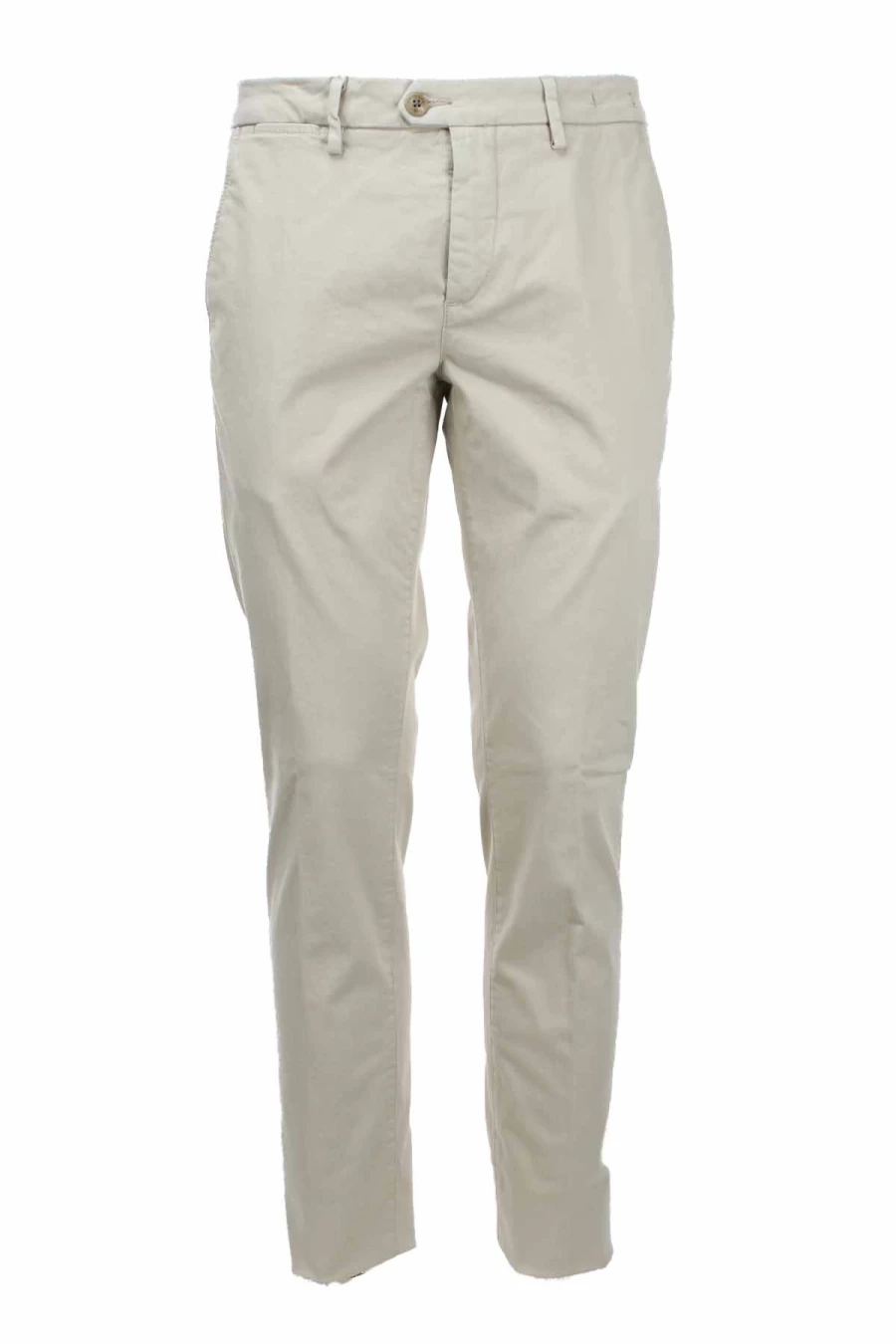 "Teleriazed Men's Stretch Cotton Satin Chino Trousers - Prestigemodauomo Collection"