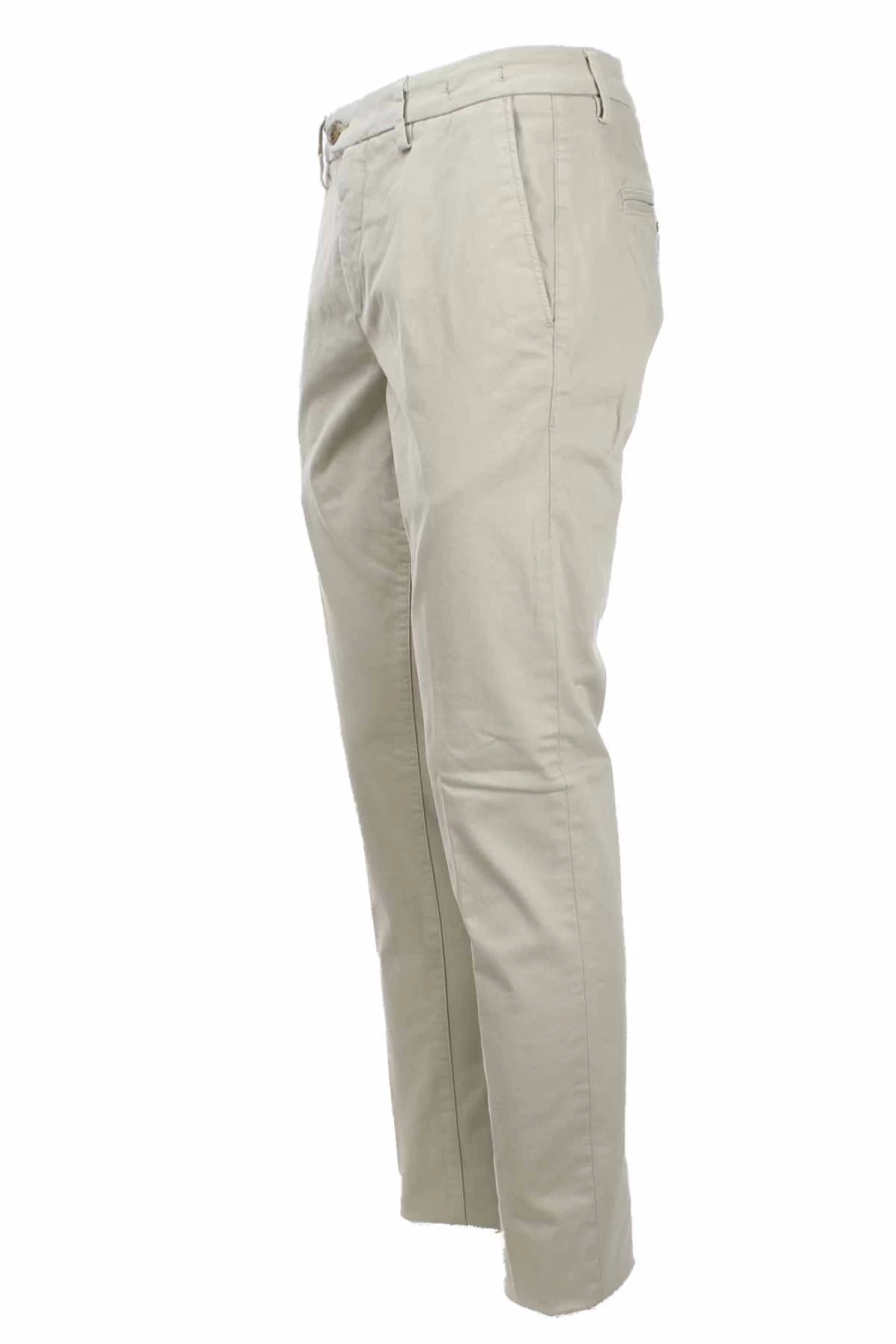 "Teleriazed Men's Stretch Cotton Satin Chino Trousers - Prestigemodauomo Collection"