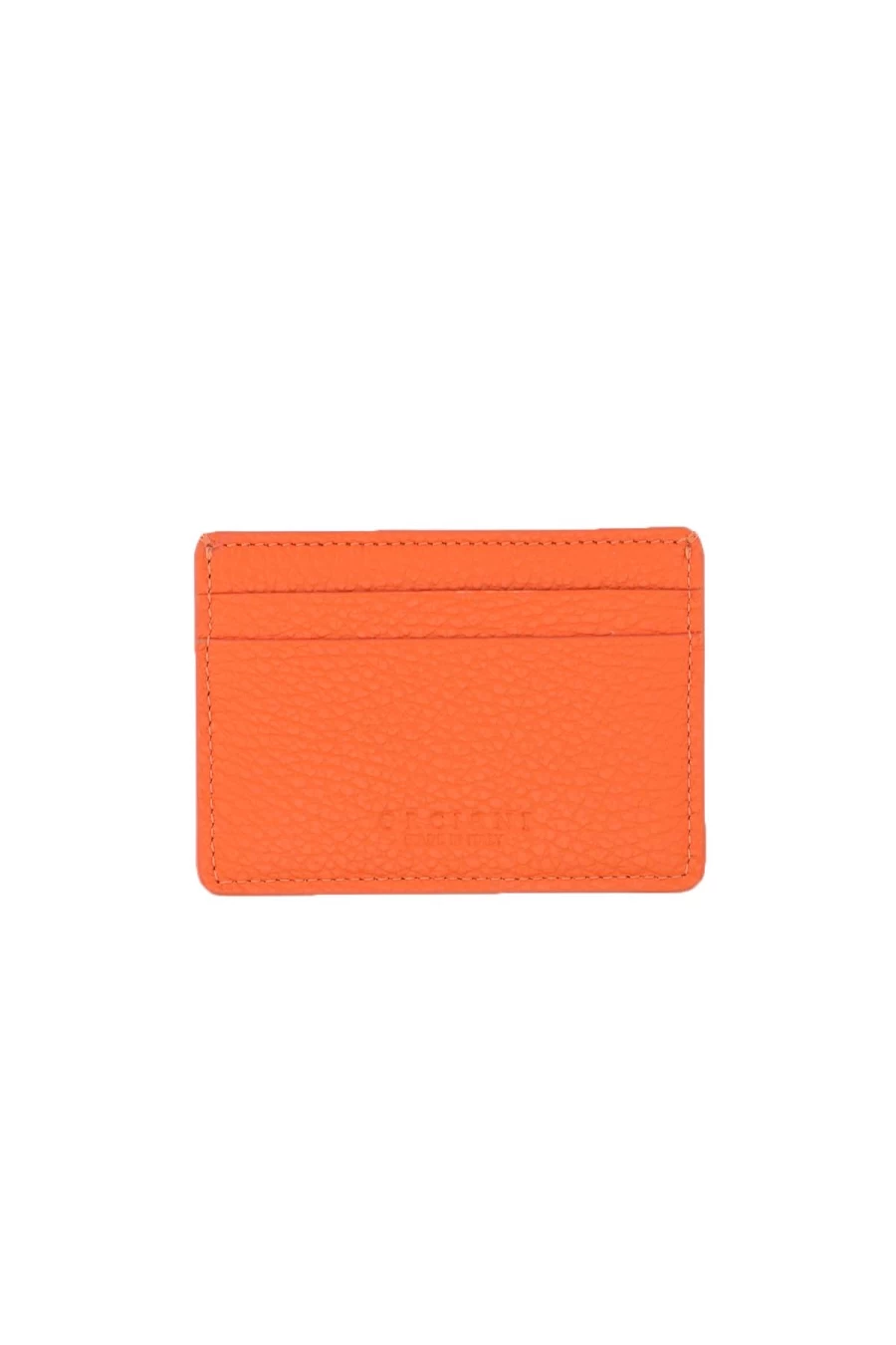 ORCIANI Hammered Leather RFID Blocking Card Holder - Premium Men's Wallet - Prestigemodauomo Collection