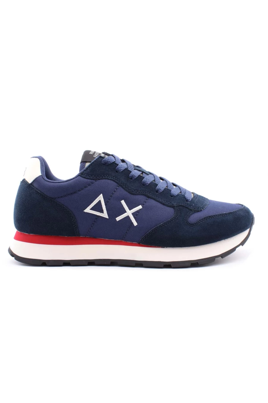 SUN68 Men's Solid Nylon Sneakers - Tom Prestige Collection - Lightweight Comfortable Casual Shoes