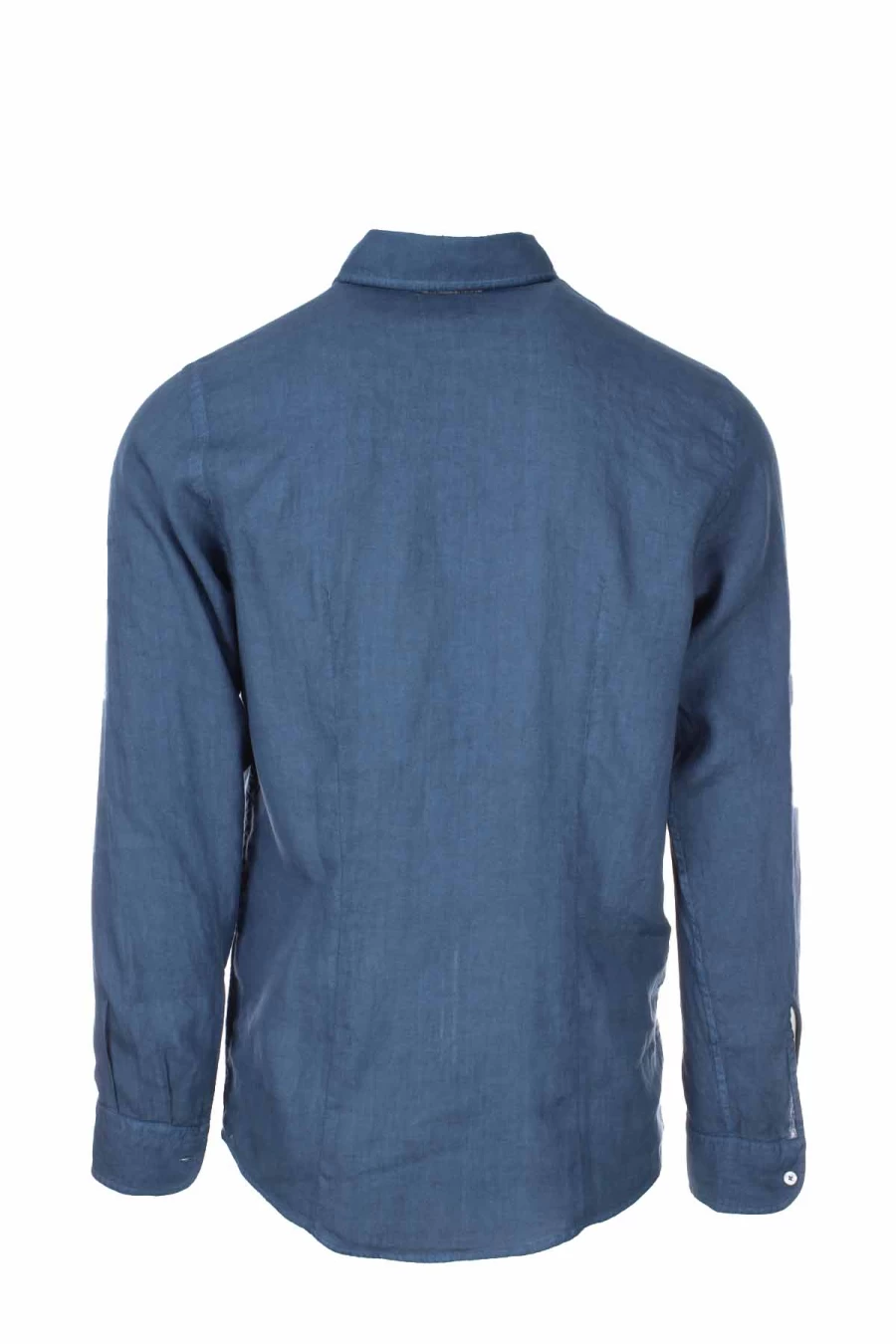 Gran Sasso Men's Long Sleeve Washed Linen Shirt - Premium Italian Linen Casual Wear
