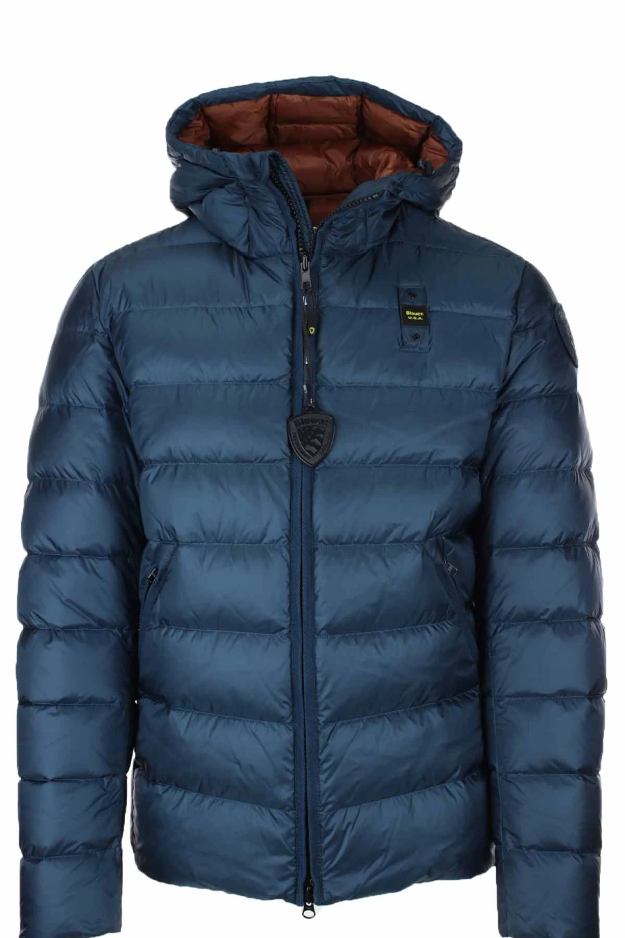 BLAUER Men's Premium Hooded Down Jacket - Warm Winter Coat - Prestigemodauomo Collection