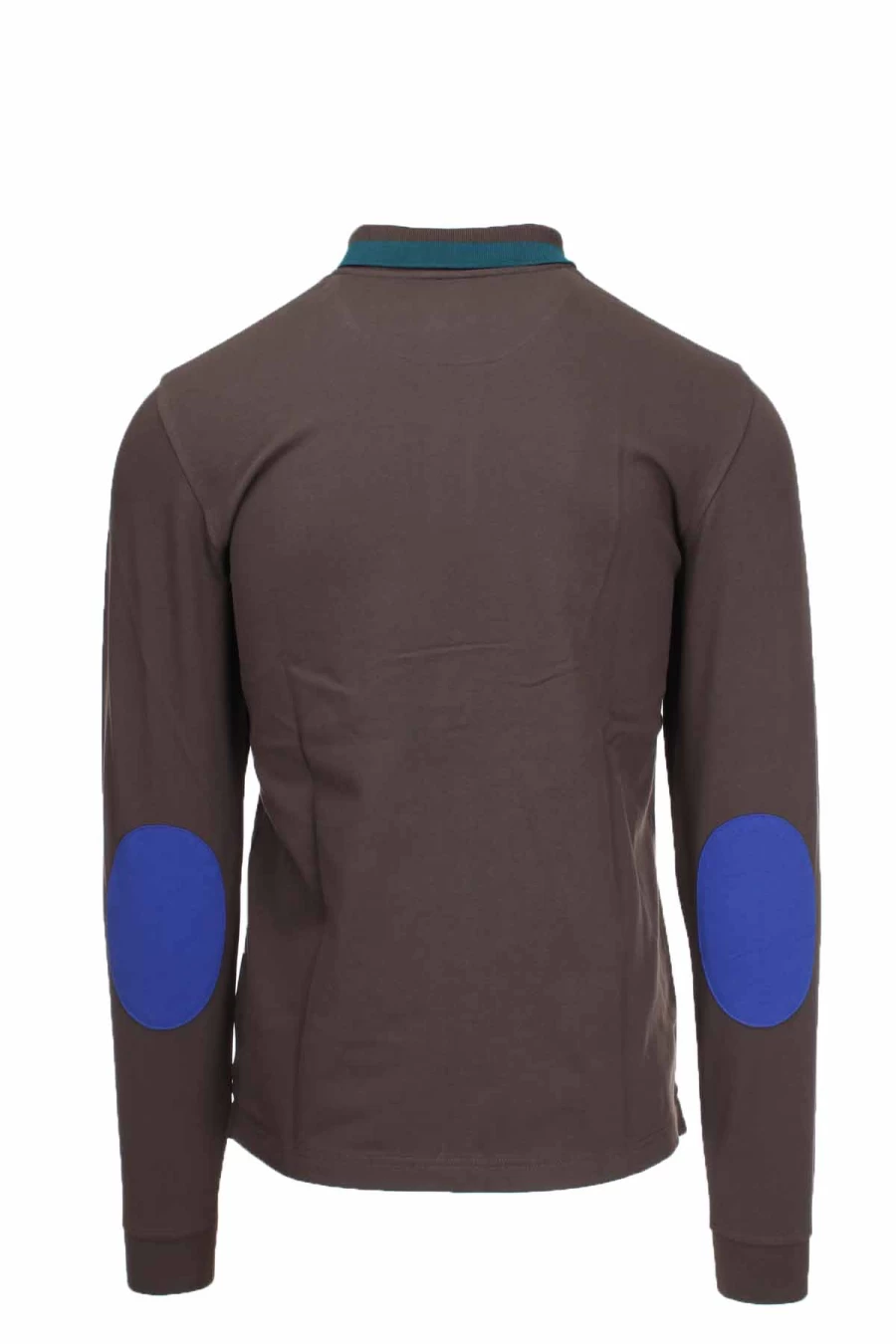 Men's Long Sleeve Polo Shirt with Patches - SUN68 - Prestigemodauomo - Classic Piqué Cotton Design
