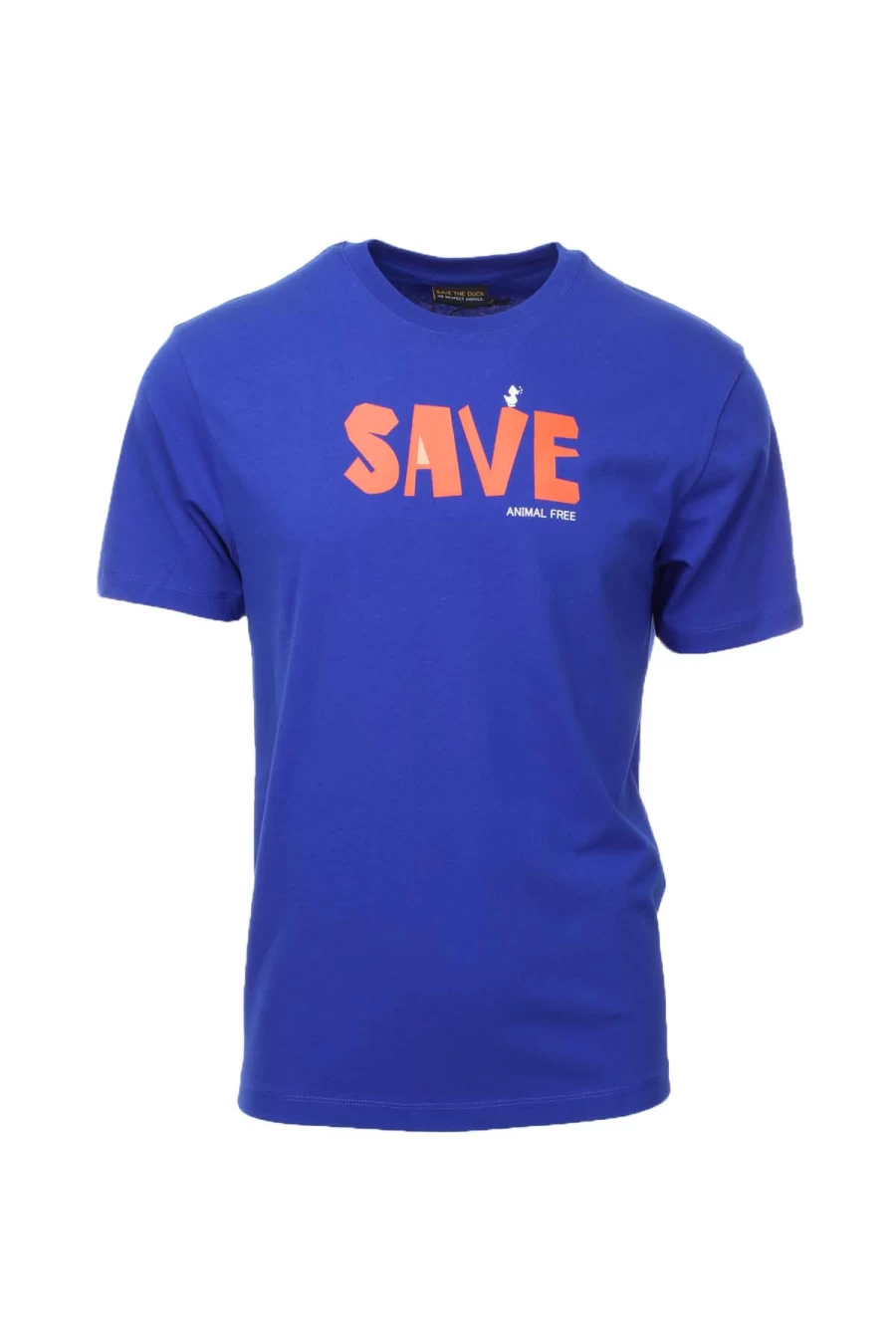 "Save The Duck Animal Rights Half Sleeve T-Shirt - Eco-Friendly Vegan Apparel - Prestigemodauomo"