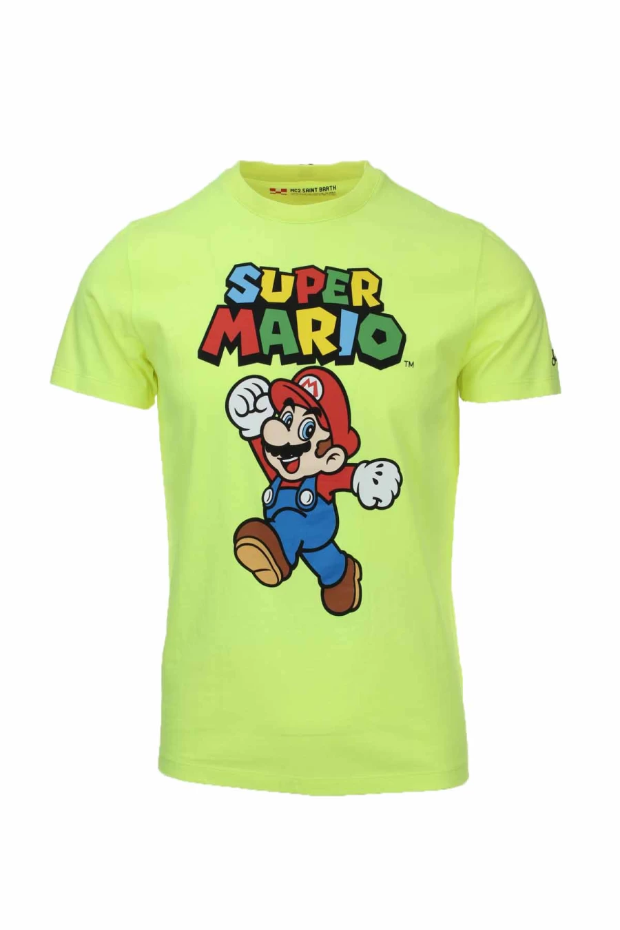Saint Barth MC2 Super Mario Graphic Cotton T-Shirt for Men - Premium Quality Tee