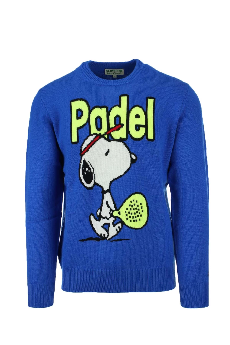 Saint Barth MC2 Wool Padel Sweater - Crew Neck Pullover - Prestigemodauomo Collection
