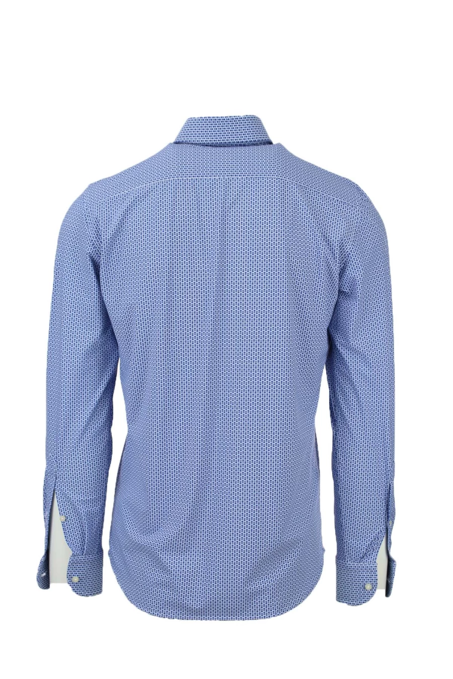 GHIRARDELLI Men's Long Sleeve Technical Shirt - Moisture Wicking Performance Dress Shirt for Men