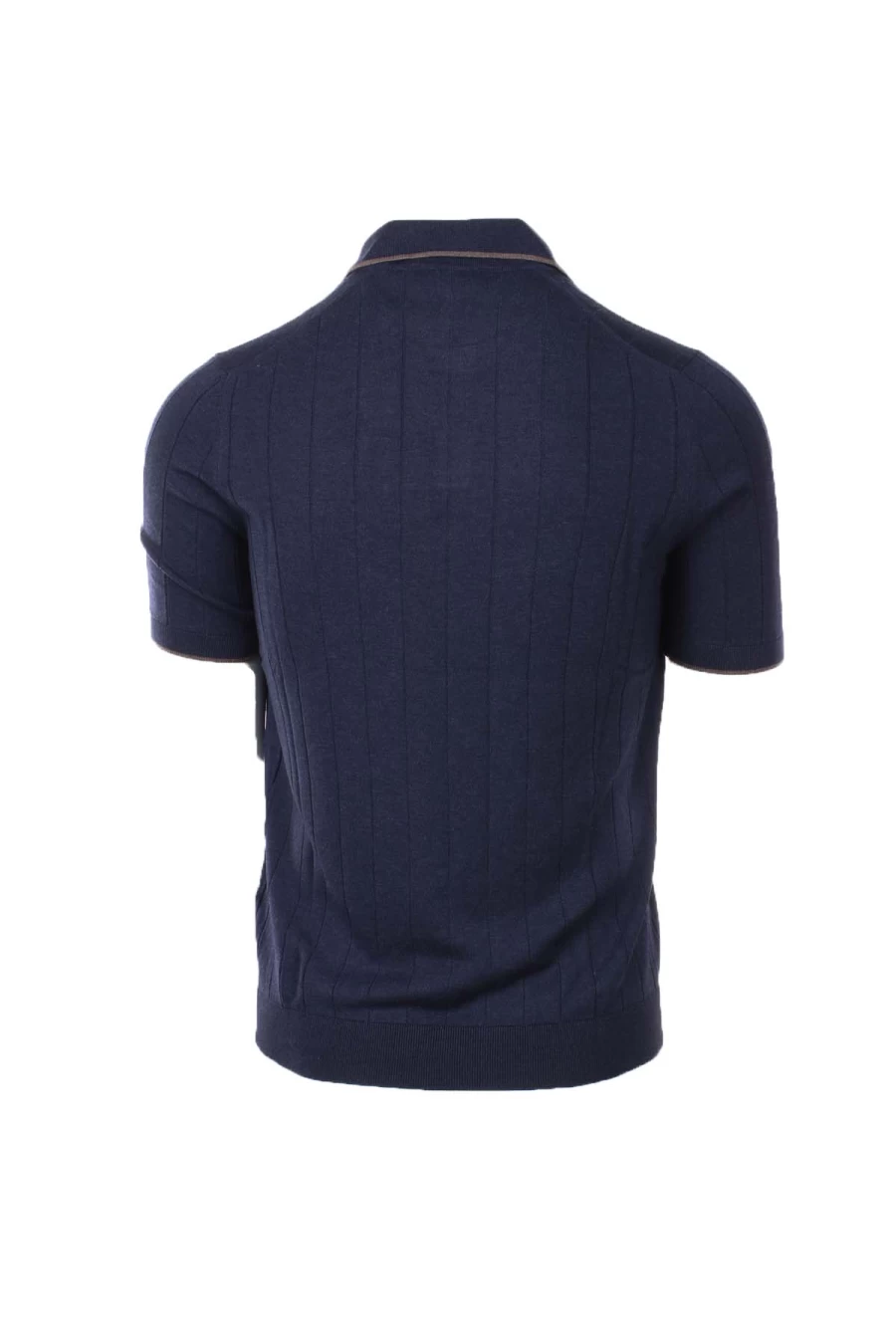 Gran Sasso Men's Silk Thread Half Sleeve Polo Shirt – Premium Luxury Knitwear