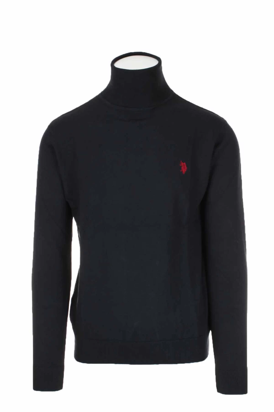 US Polo Assn Men's Cotton & Wool Turtleneck Sweater - Prestige Moda Uomo