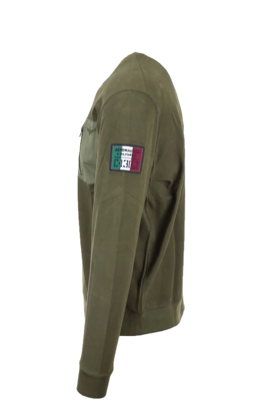 Air Force Prestige Uomo Zip Pocket Crewneck Sweatshirt - Men's Casual Pullover Hoodie