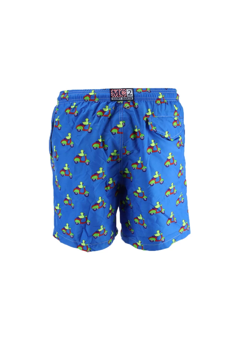 Saint Barth MC2 Vespa Duck Special Edition Men's Swim Trunks - Premium Beach Shorts