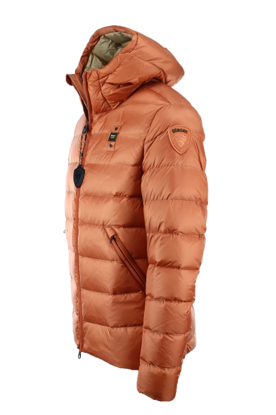 BLAUER Men's Hooded Down Jacket - Lightweight Warm Winter Coat - Prestigemodauomo