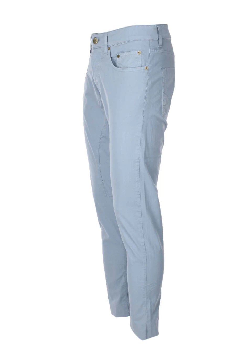Seville Men's Cotton Satin 5-Pocket Trousers - Siviglia Collection - Prestigemodauomo