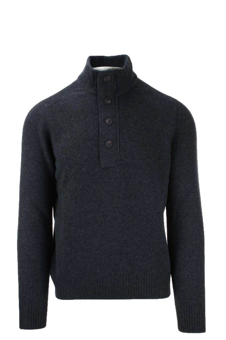 Gran Sasso Men's Lupo Zip Wool Sweater - Premium Italian Knitwear