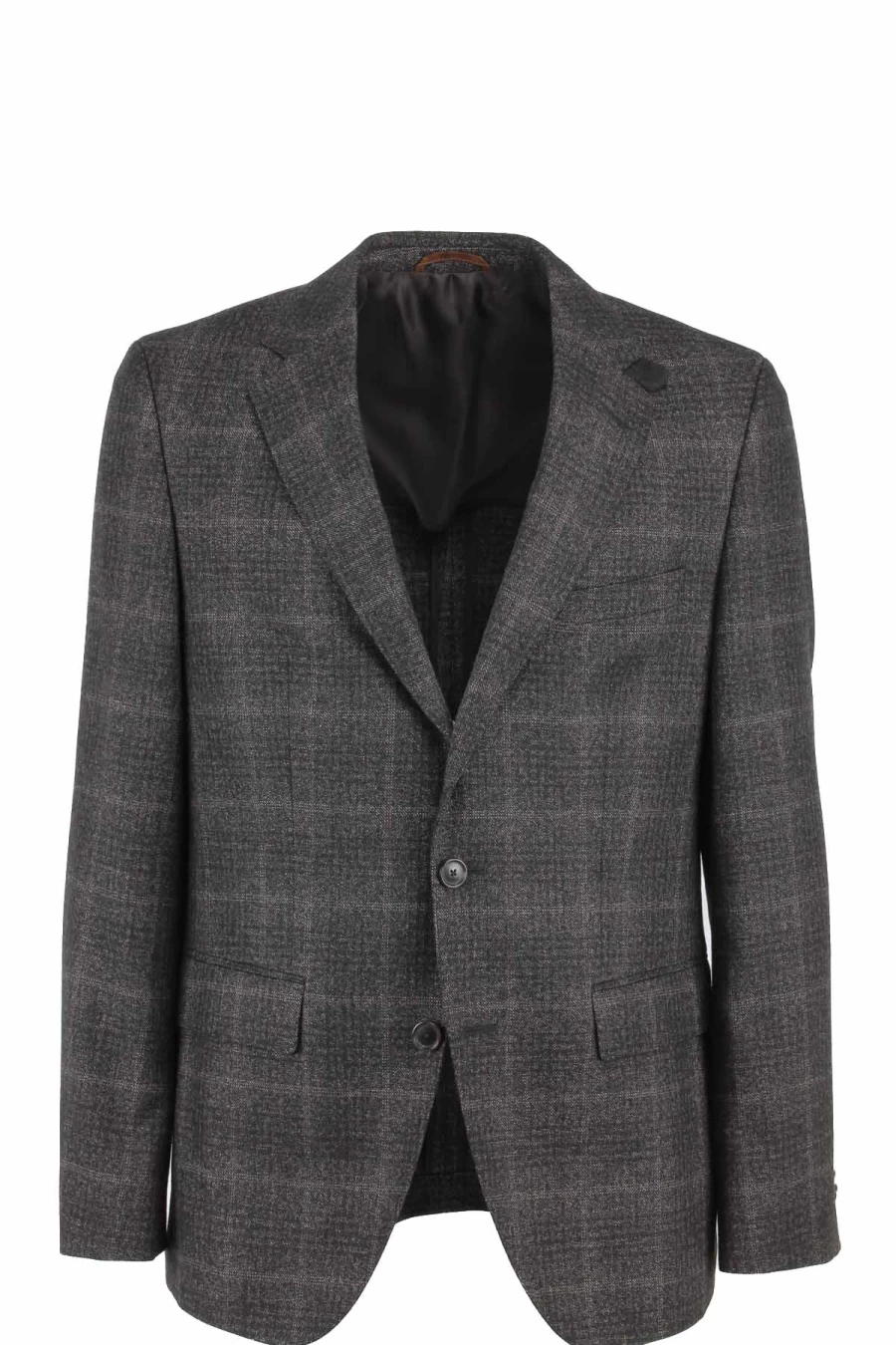 HUGO BOSS Men's Checked Wool Field Jacket - Premium Outerwear Coat