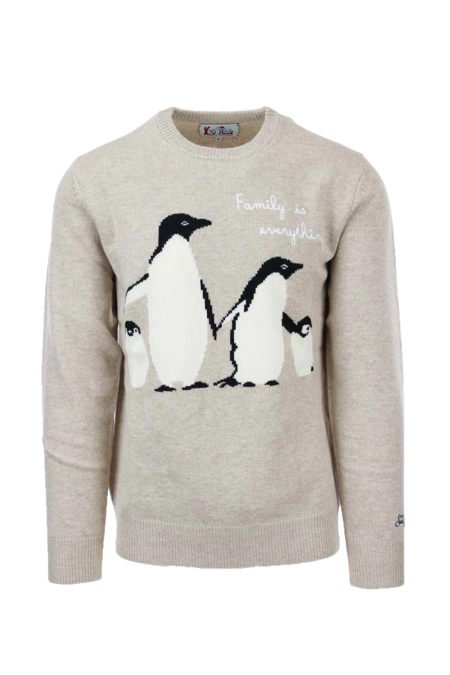"Saint Barth MC2 Wool Crew Neck Sweater for Family - Prestigemodauomo"