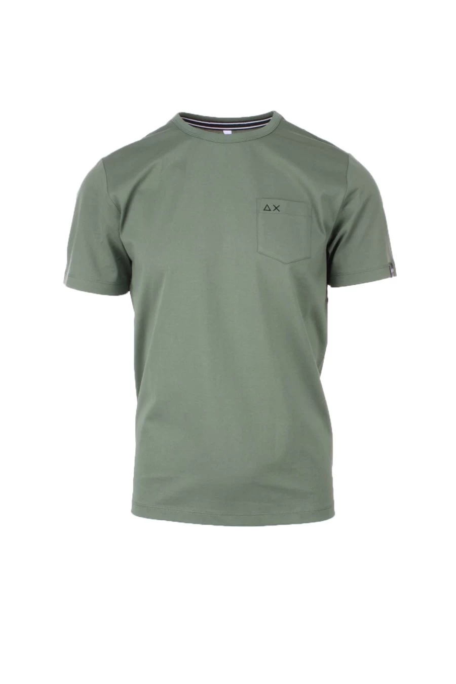 "Men's Premium Cotton T-Shirt with Pocket - SUN68 Brand Casual Tee"