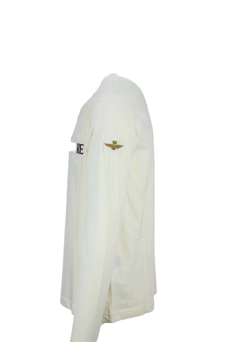 Air Force Long Sleeve T-Shirt with Printed Design - Aeronautica Militare Inspired - Prestigemodauomo Collection
