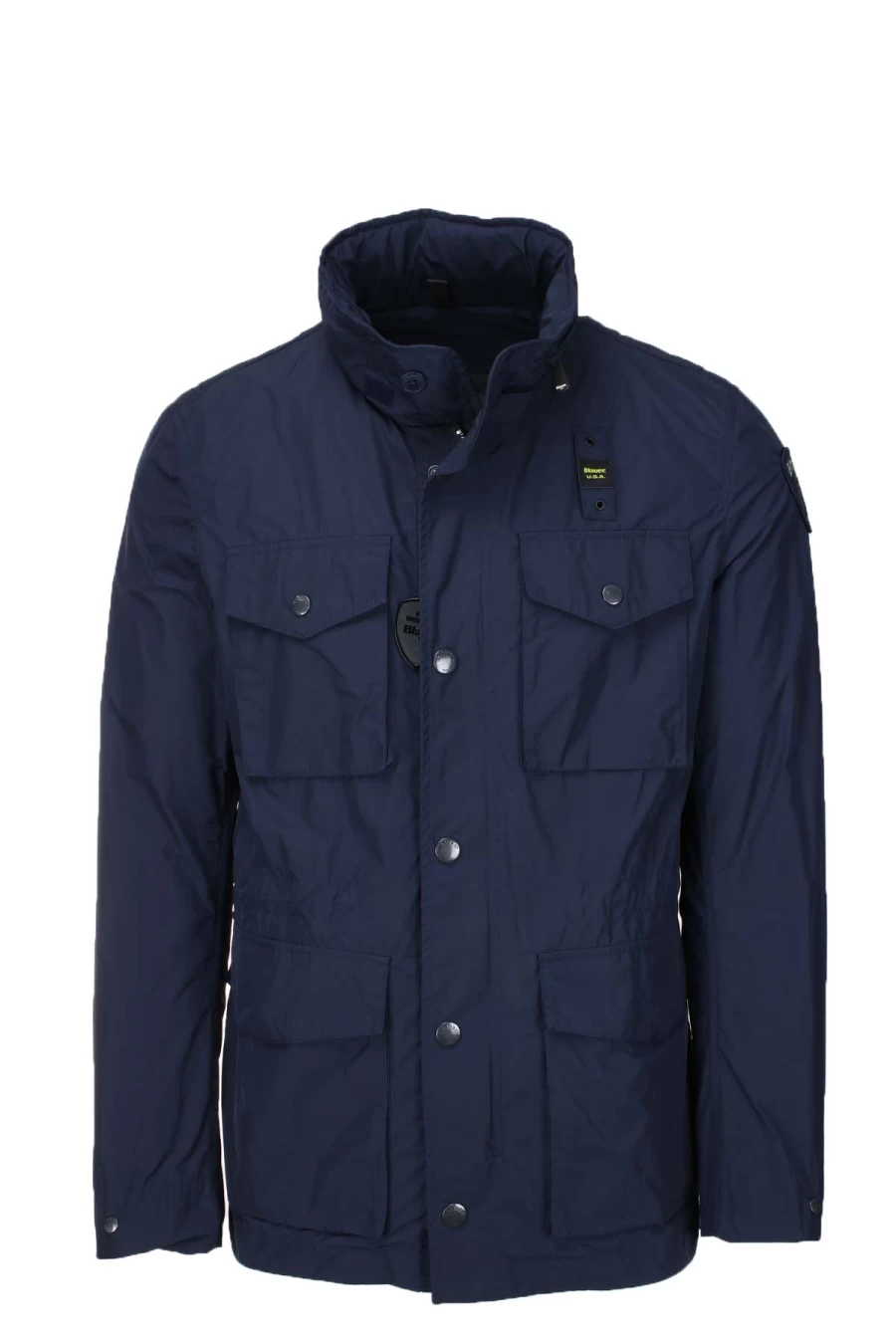 BLAUER Men's Nylon Jacket with Four Pockets - Prestige Moda Uomo Lightweight Outerwear